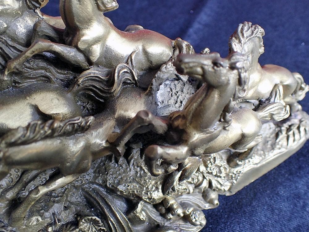 【風水】九頭馬(真鍮製)