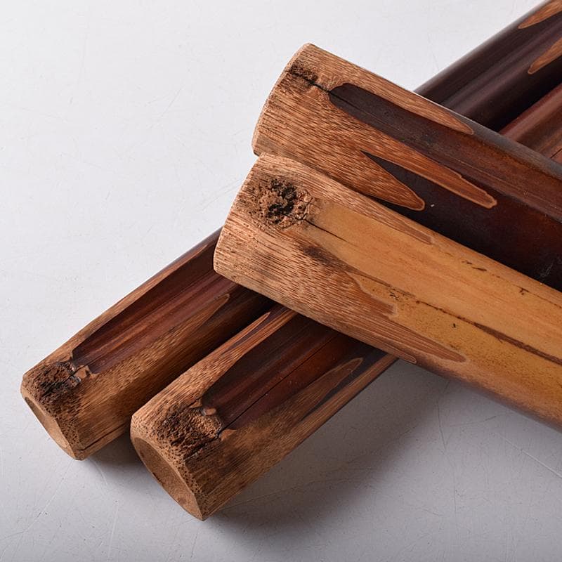 茶道具　宗公作　茶杓　銘「鶯笛」「花衣」など　六点　共筒共箱　V　R8456