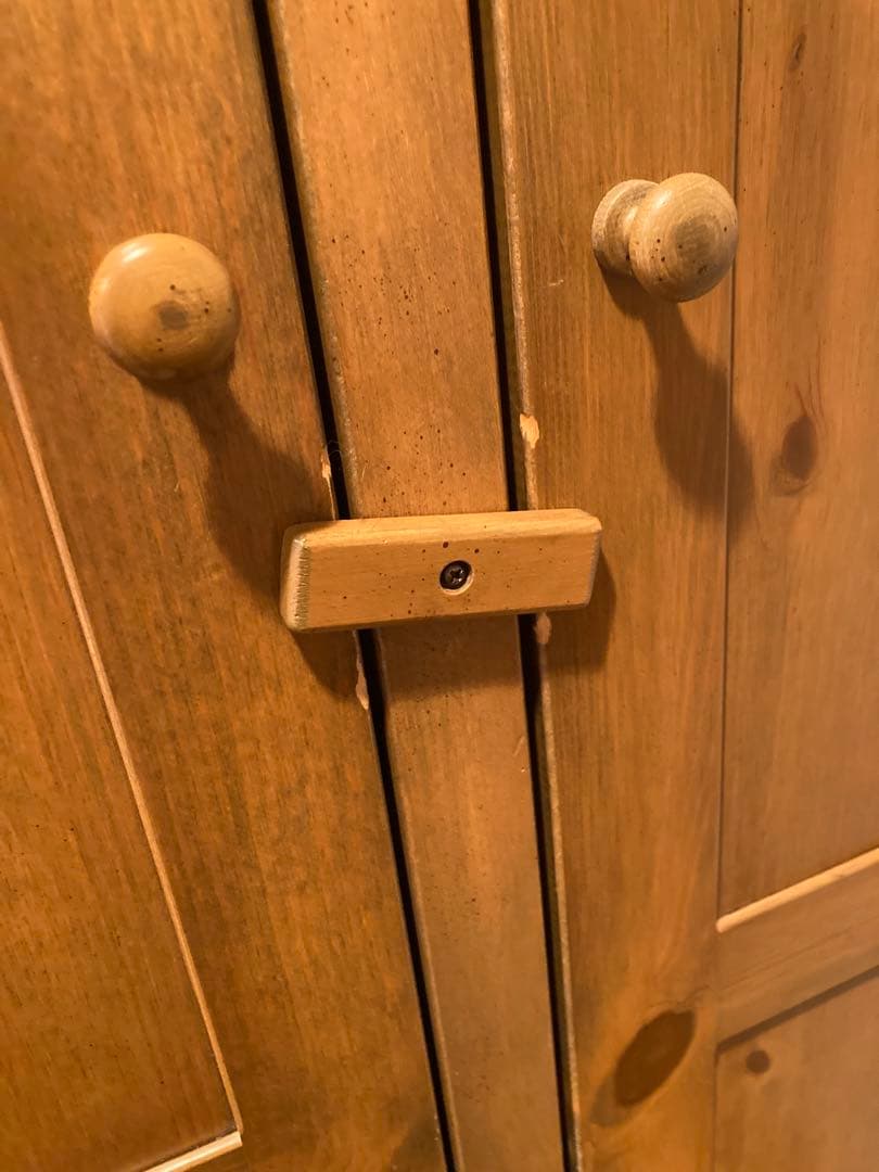 【アンファン】コーハウス　木製タンス 2扉収納 引き出し付き