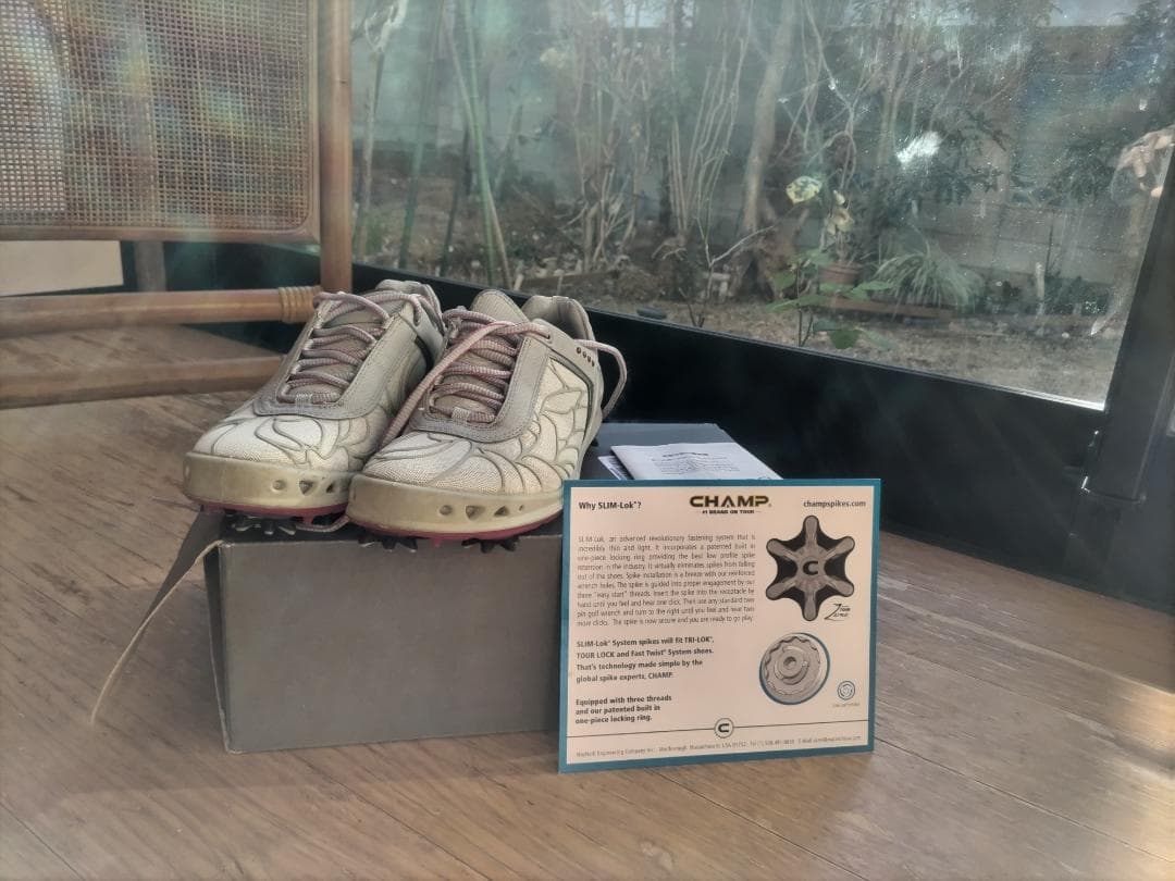 ECCO ゴルフシューズ スパイク付き