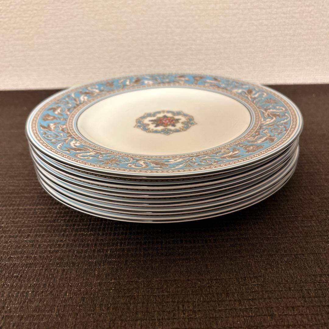 ウェッジウッド　フロレンティーン　ターコイズ　ディナープレート　22.5cm