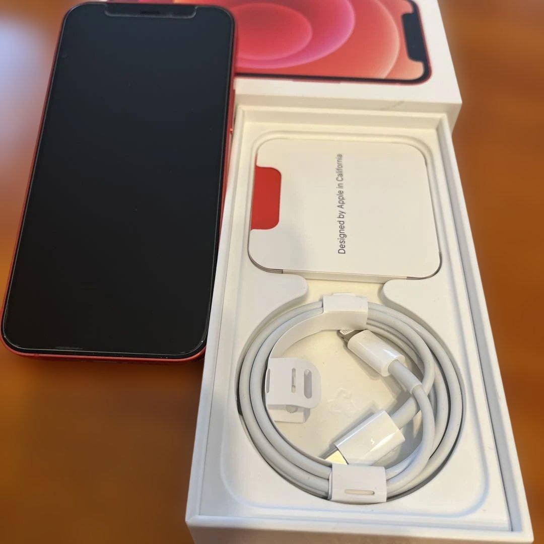 スマートフォン本体 iPhone 12 mini RED 128GB