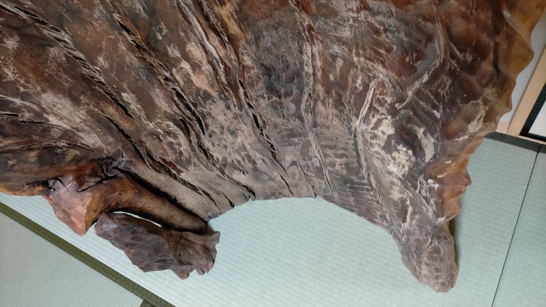 【職人一刀彫】 高級 欅 ついたて 鷹＆虎 衝立 国産工芸 希少 迫力　和風