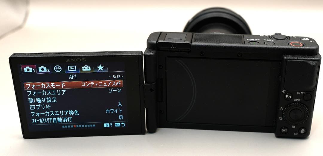 SONY ZV-1 本体と広角レンズ、バッテリーセット