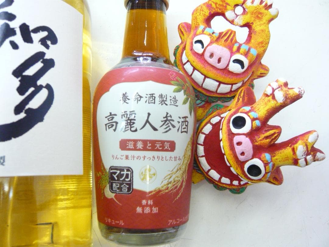 サントリー知多3本！おまけは夏バテ解消　薬用酒マカ配合高麗人参酒
