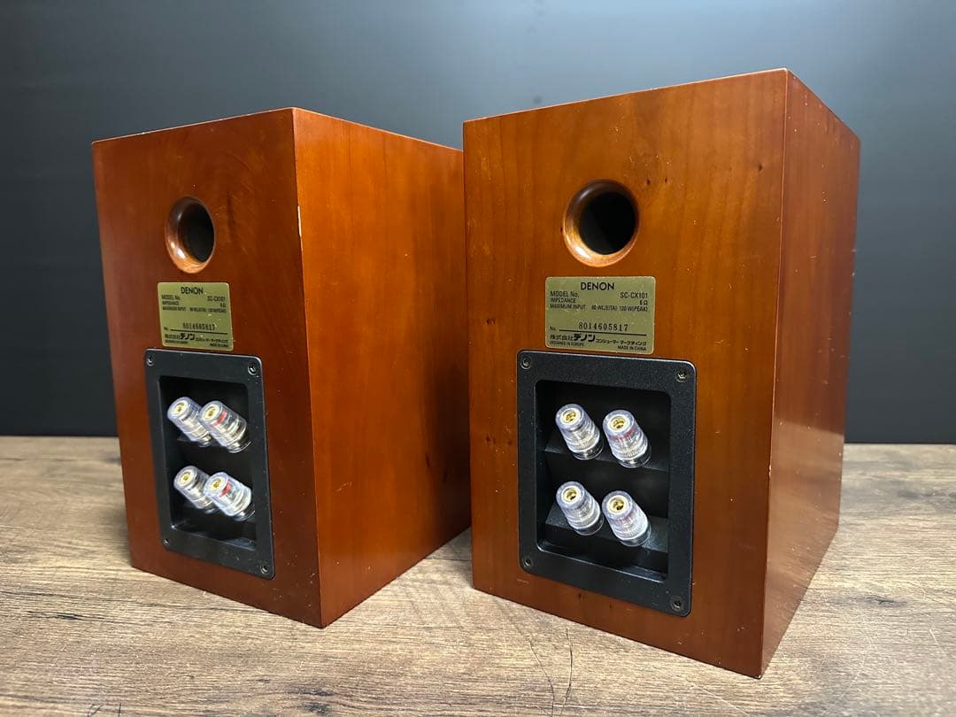 DENON SC-CX101 スピーカーシステム (2台1組) シリアル同番