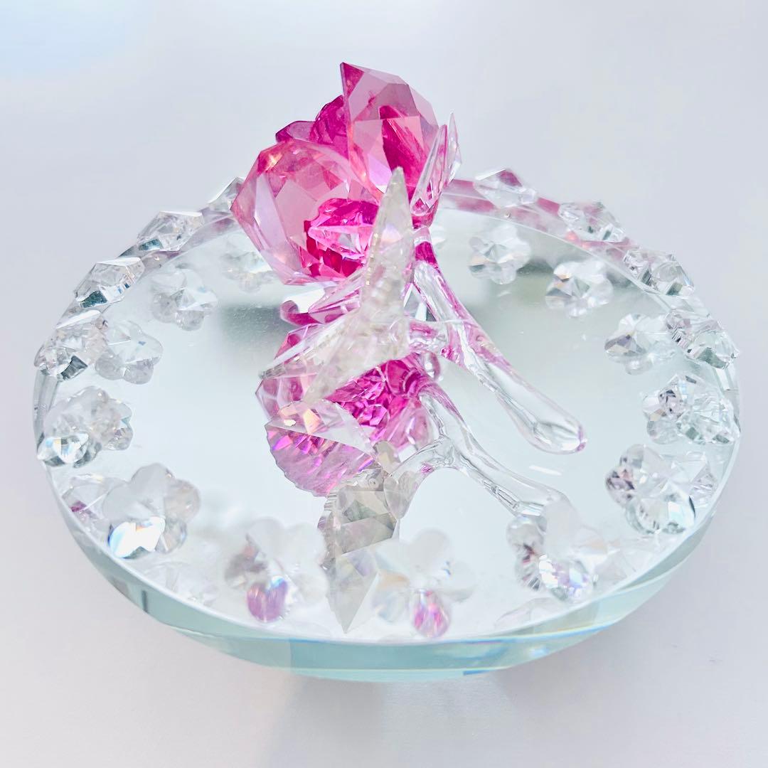 881【廃盤✴︎レア色ピンク】￥24,408／SWAROVSKIフィギュリンローズ