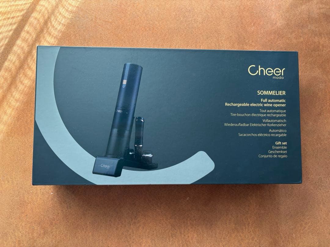 Cheer Moda ソムリエ 充電式 電動ワインオープナー ギフトセット