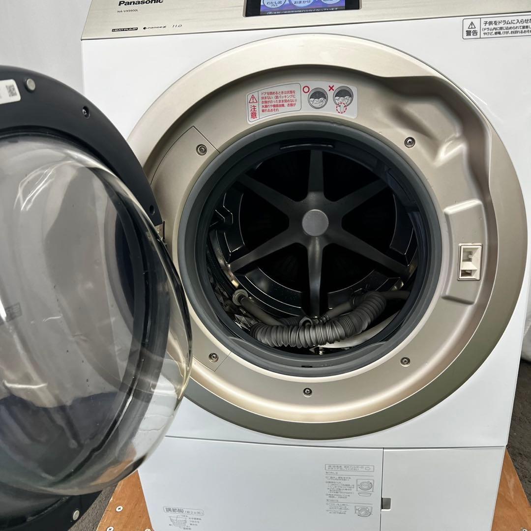 137　パナソニック　ドラム式洗濯機　大容量　11キロ　乾燥　設置無料　安い　‼️