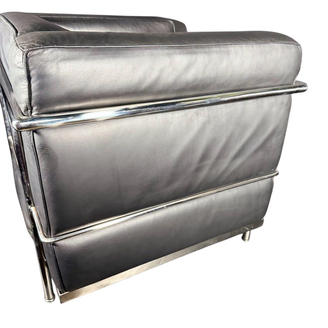 HR730 【本総革】ル・コルビジェ LC2 リプロダクト　シングルソファ