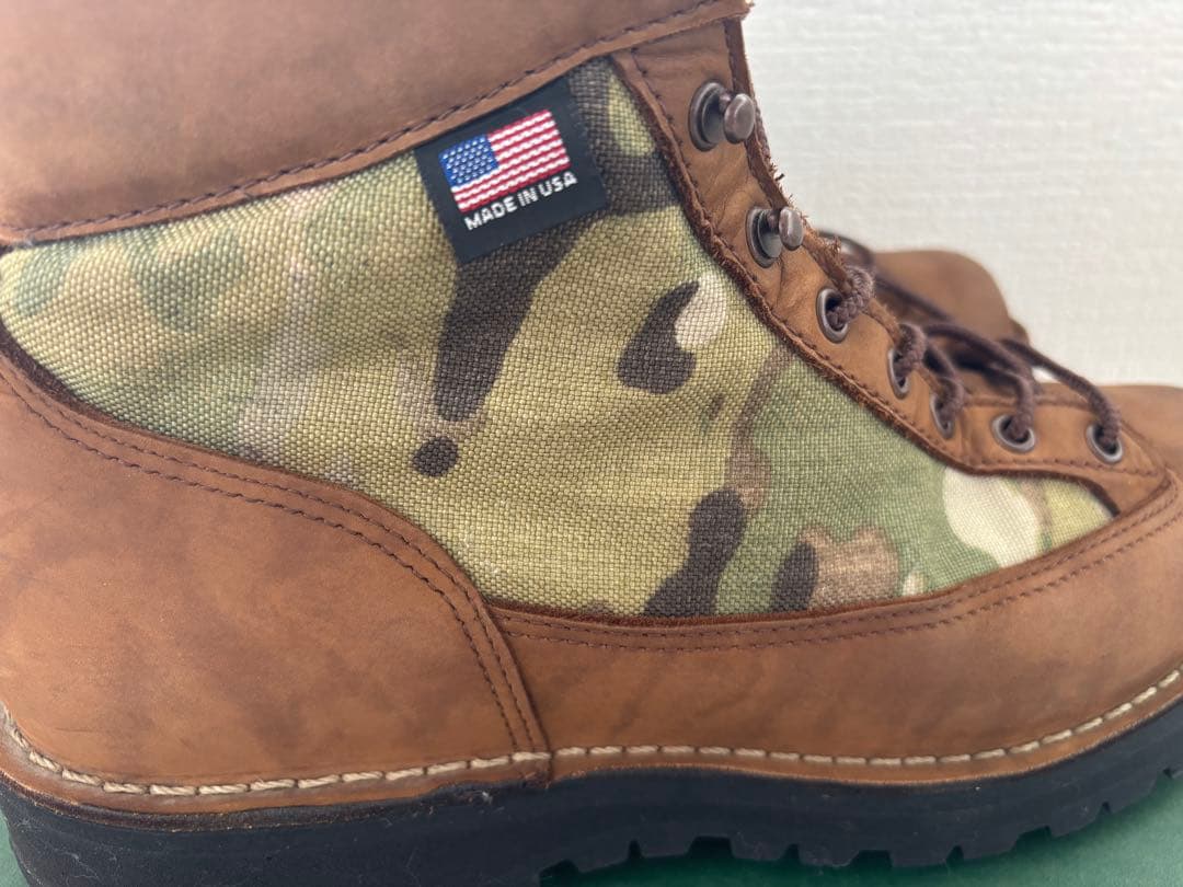Danner ハイカットブーツ ブラウン/迷彩　サイズUS9