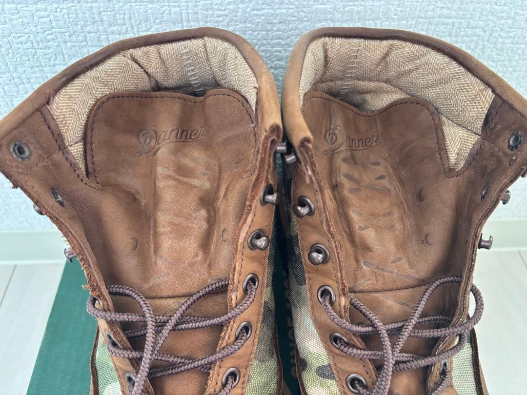 Danner ハイカットブーツ ブラウン/迷彩　サイズUS9
