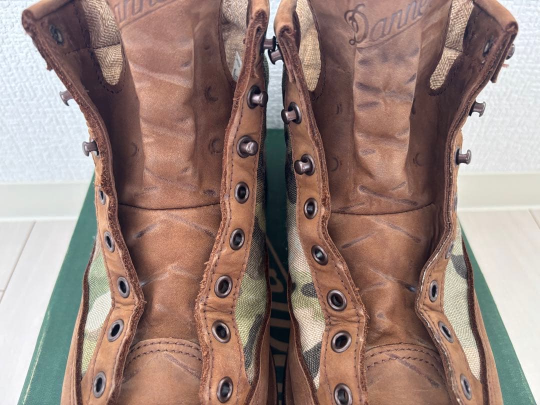 Danner ハイカットブーツ ブラウン/迷彩　サイズUS9