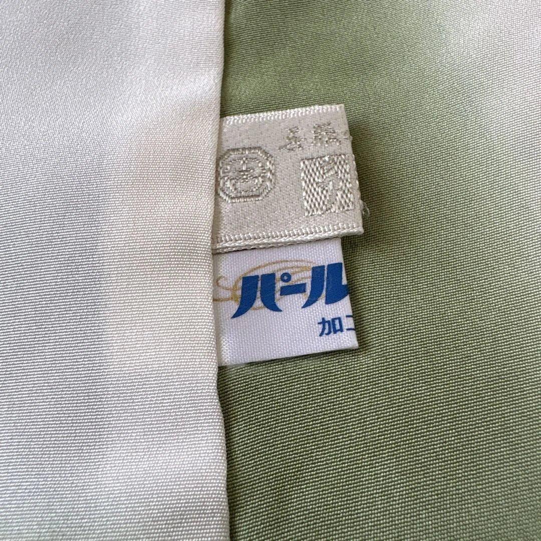 ❤️気品溢れる総絞り小紋　春の若草色　新品畳紙お付けします。