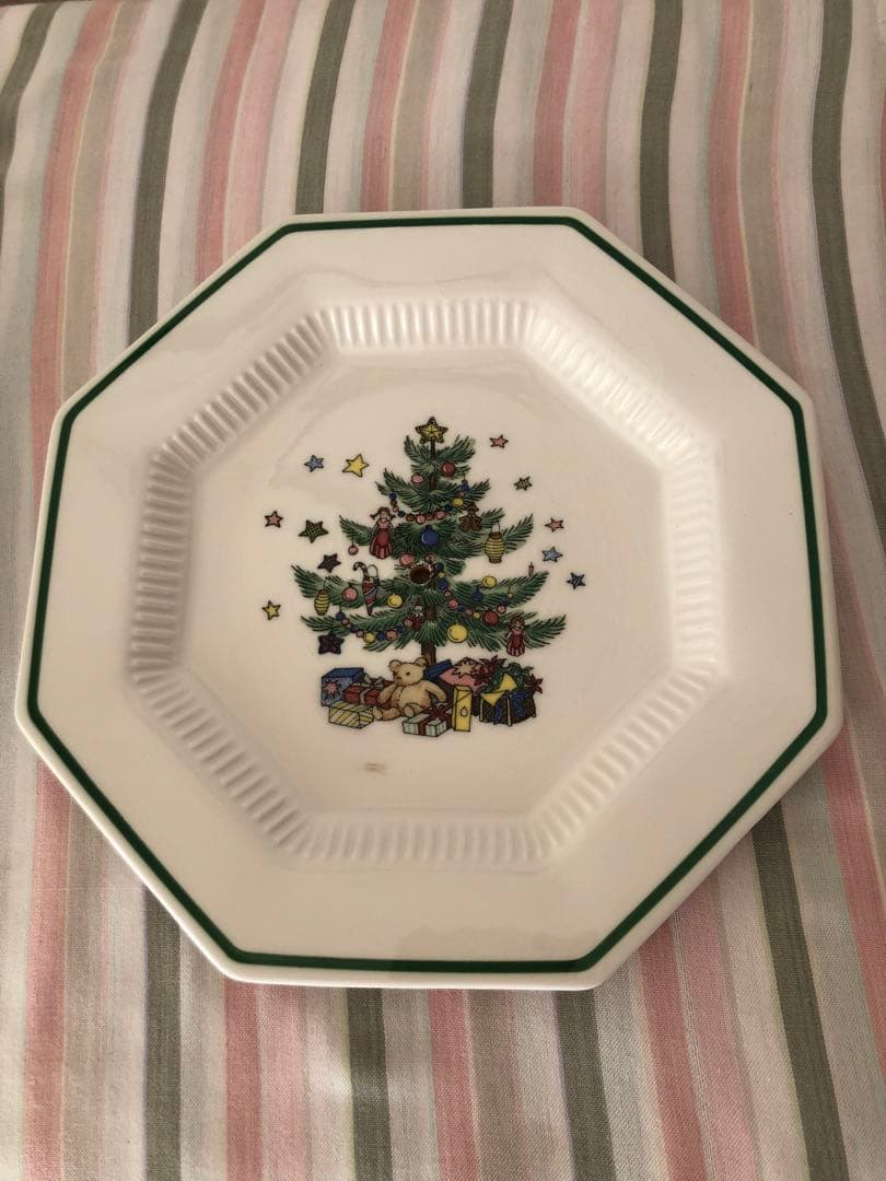 クリスマスツリー柄ケーキスタンド