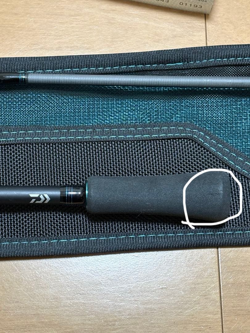 美品　Daiwa24エメラルダス AIR 75MLMエギングロッド