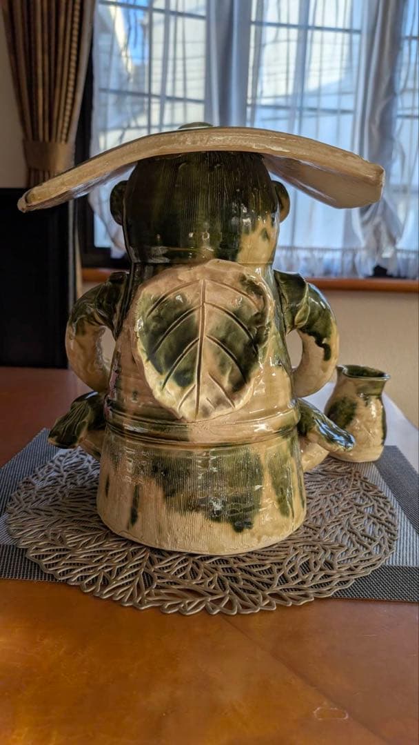 置物　河童　陶器 茶器セット