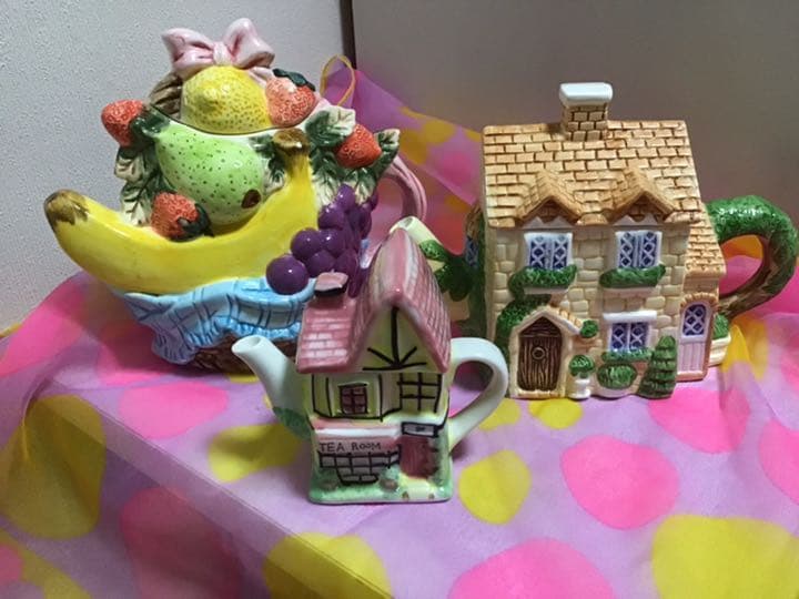 HeritageMint ヴィンテージ ティーポット 80’ フルーツバスケット