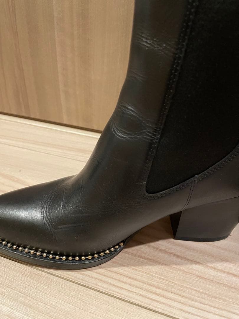 COACH コーチ ショートブーツ サイドゴア