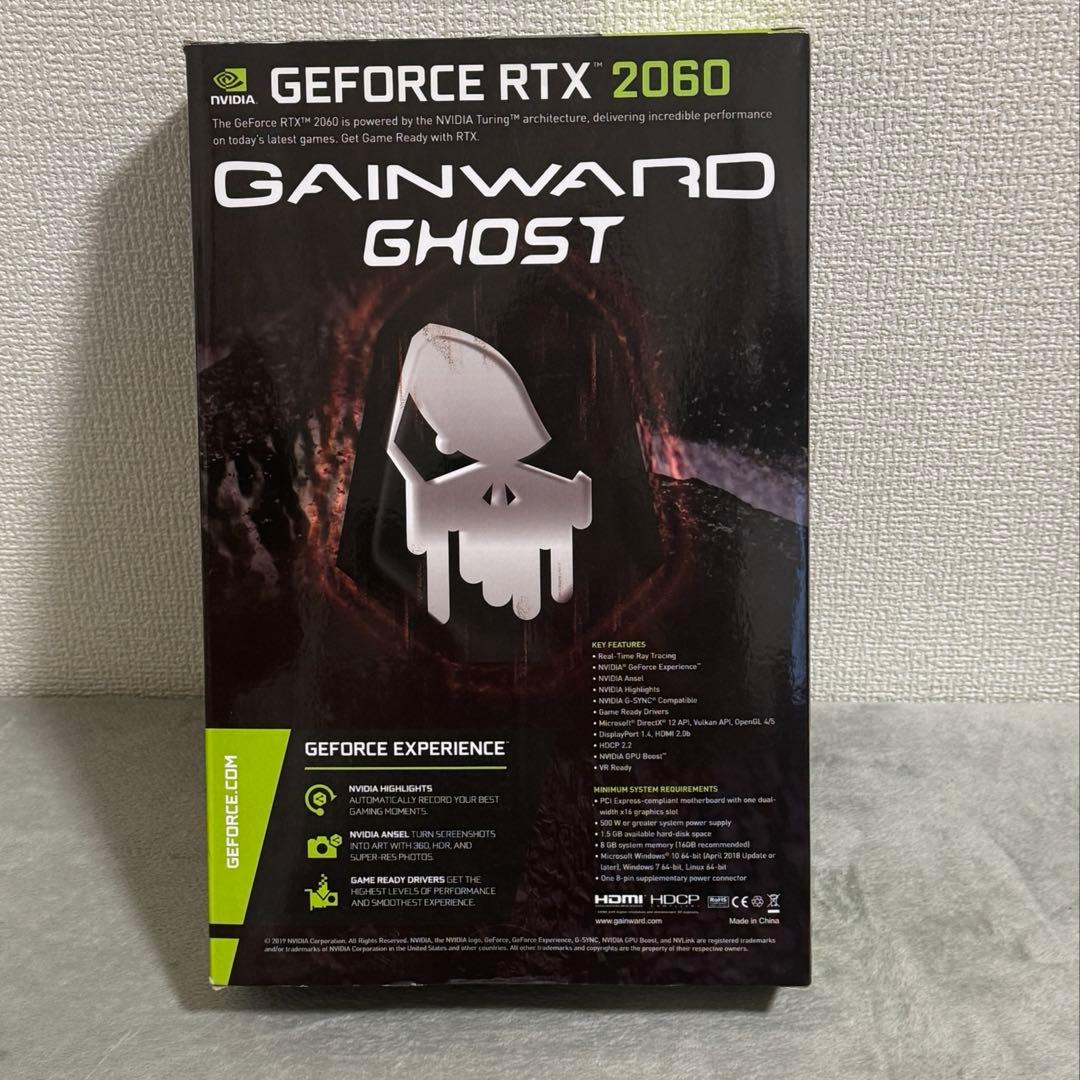 グラフィックボード・グラボ・ビデオカード GAINWARD GHOST GEFORCE RTX 2060 6GB