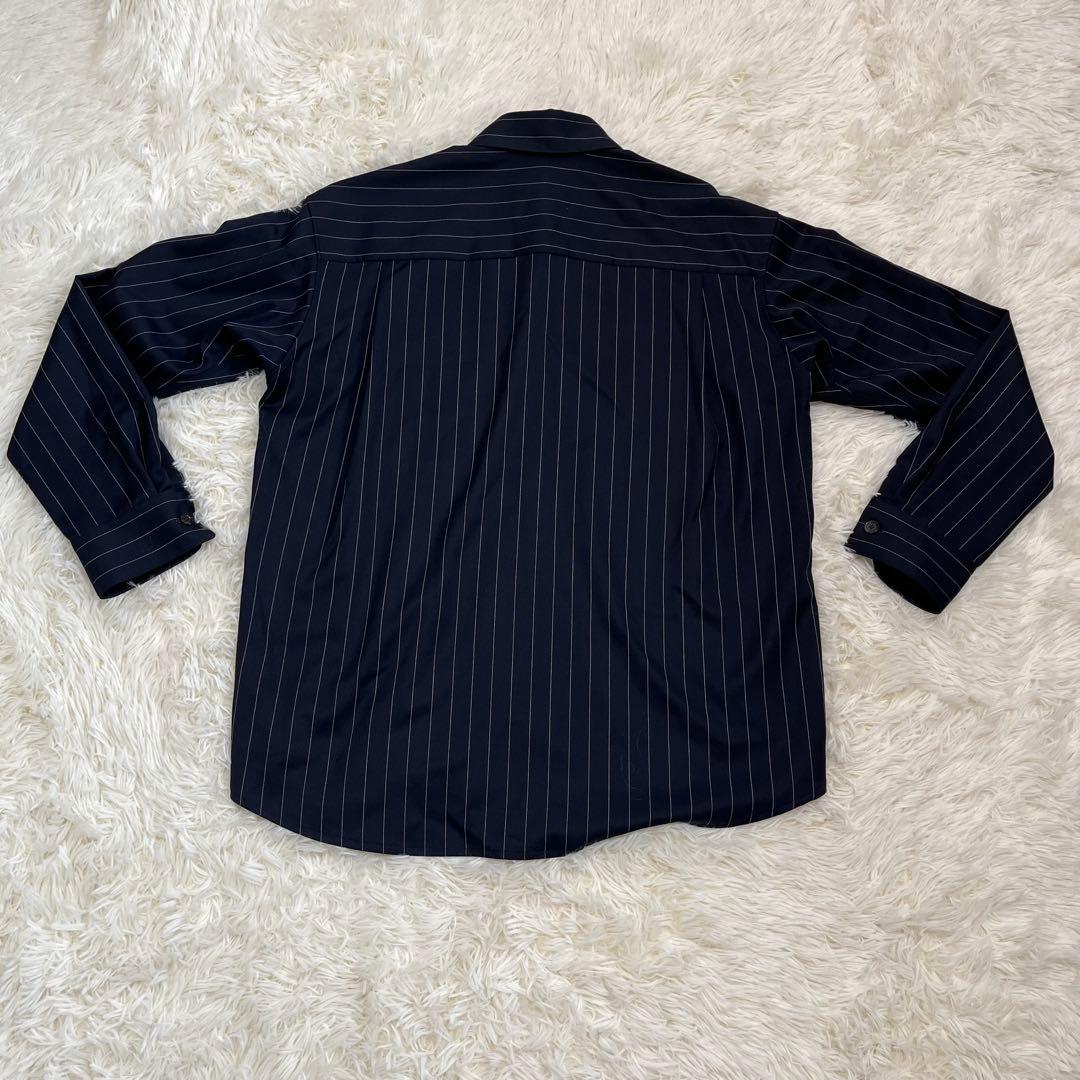 Muse de Deuxieme Classe ネイビー ストライプ シャツ