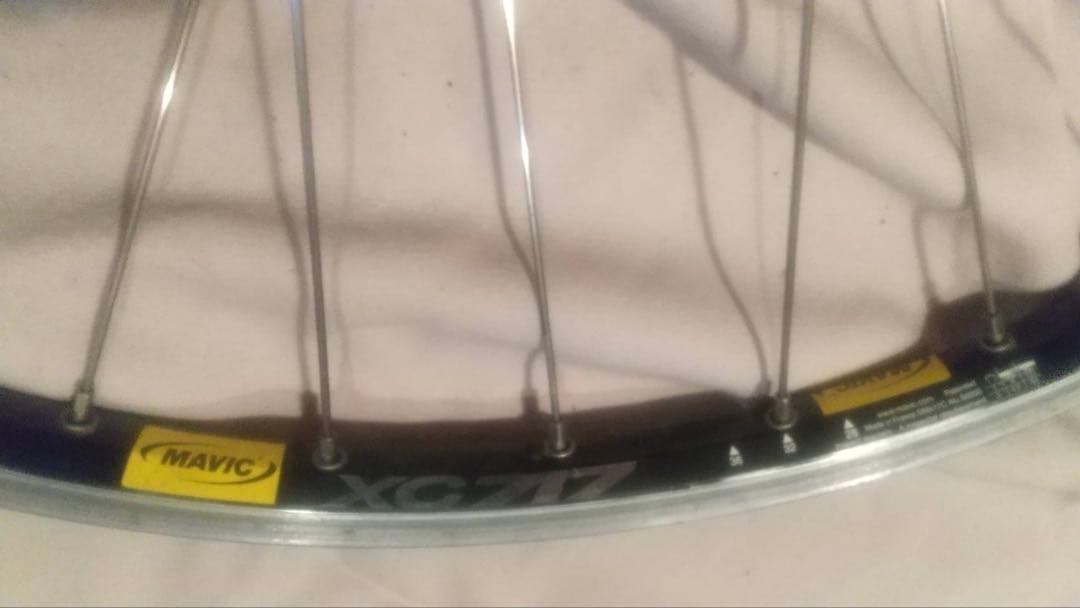 MAVIC XC717リム 前後セット 135/クイック リムブレーキ
