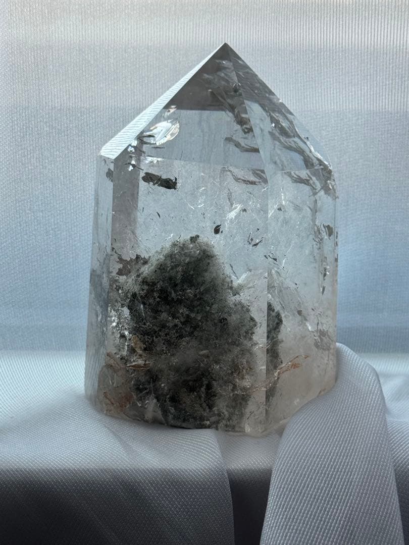 高透明＆高品質　虹ギラギラ⭐︎ガーデンクォーツ ポイント ブラジル産