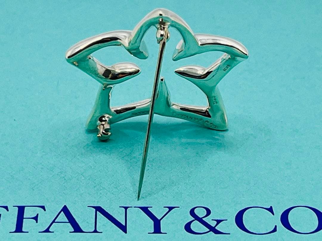 c217 美品　希少　1996 オールドティファニー　プルメリア　ブローチ