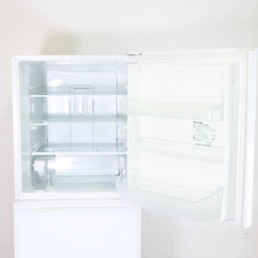 東芝 ベジータ 330L 3ドア 冷蔵庫 GR-M33SXV(EW) 自動製氷