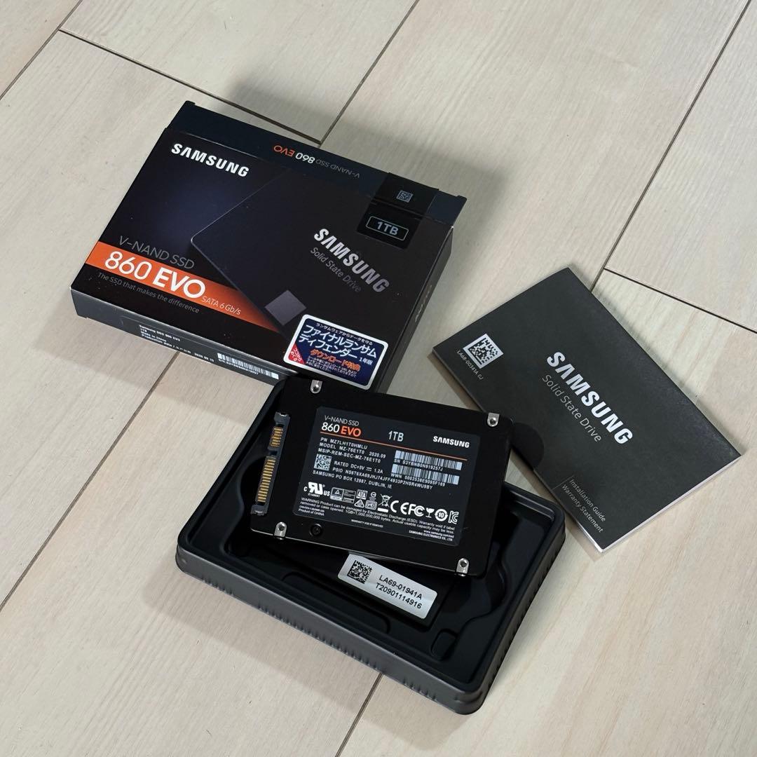 書き込み約2TB Samsung 860 EVO 1TB 内蔵型SSD No.2
