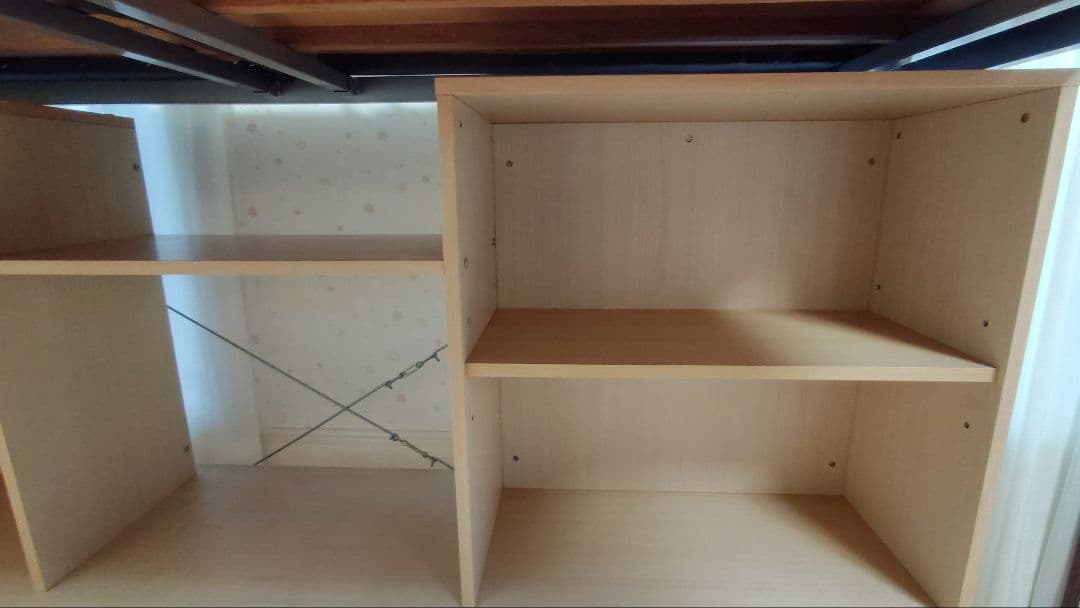 ロフトベッド シングルサイズ 収納付き