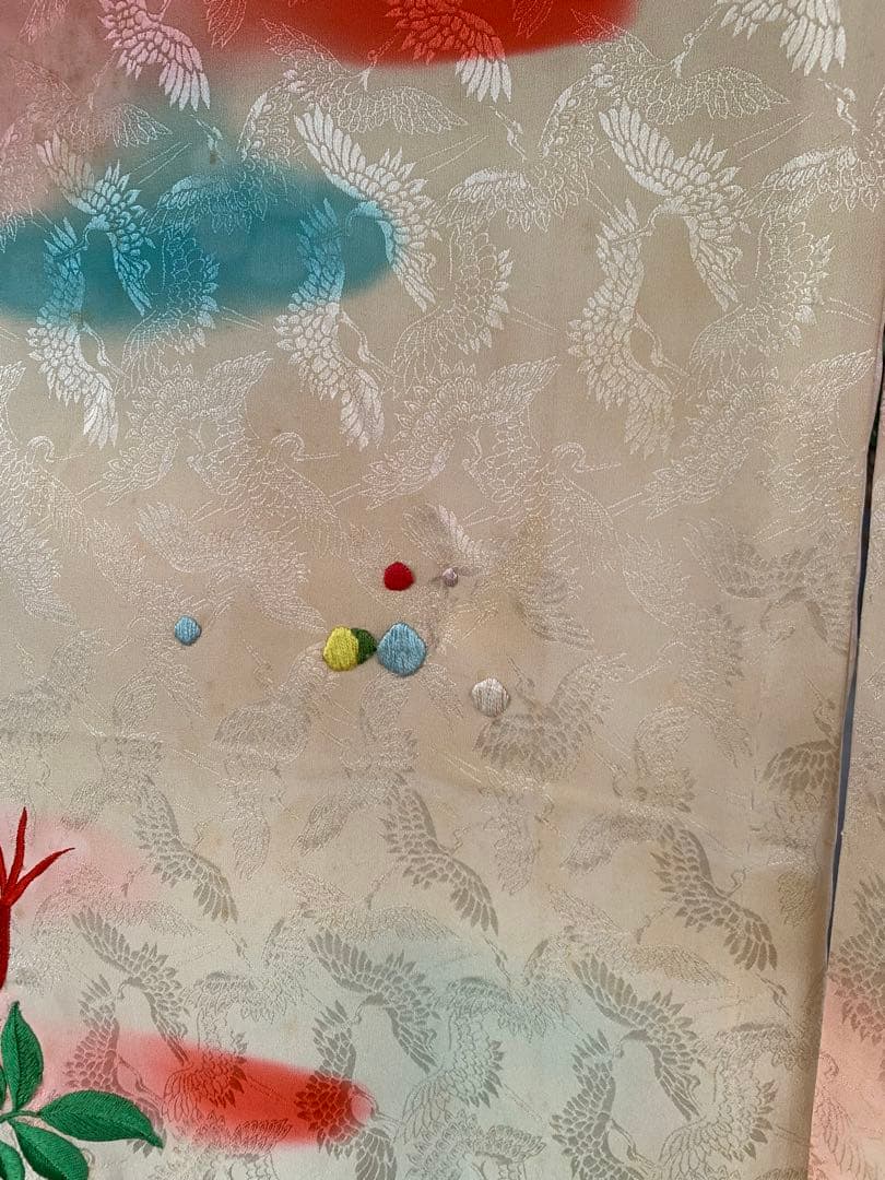 【リメイク】アンティーク暖簾　子ども晴れ着