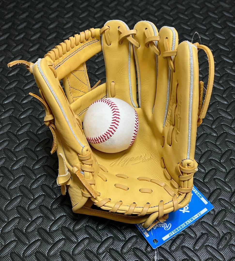 新品 ローリングス ハイパーテック 軟式 内野手用 グローブ キャメル