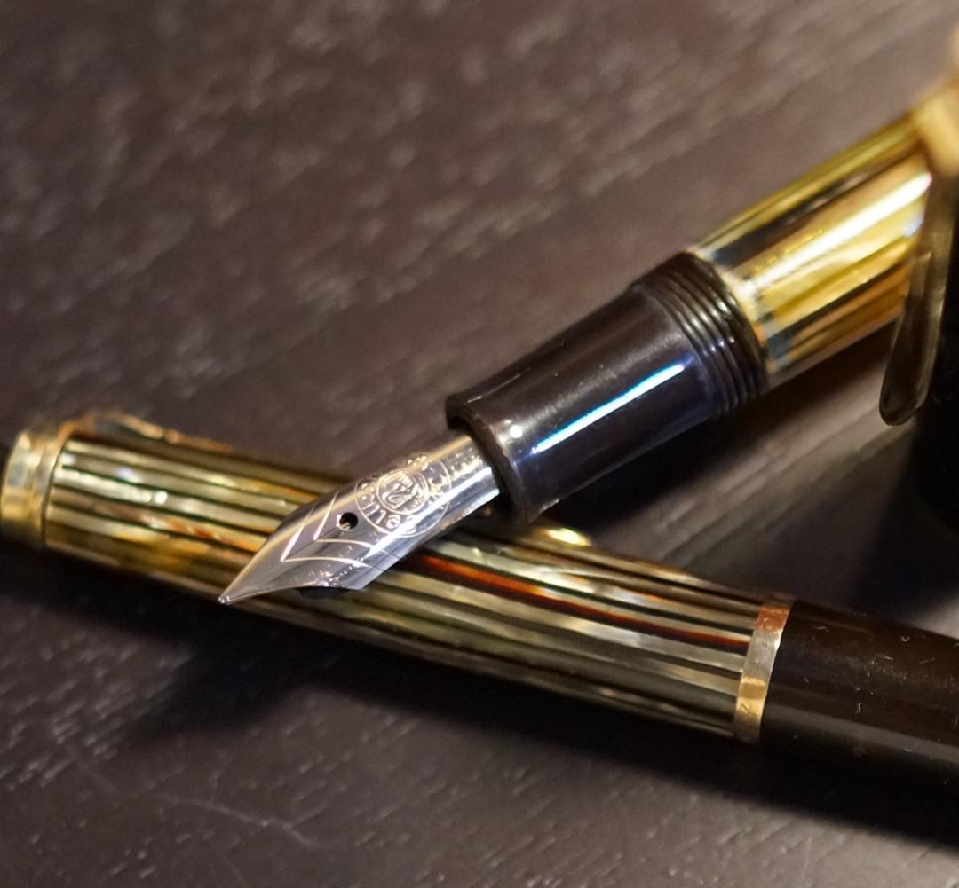 ペリカンヴィンテージ万年筆＆ボールペン１９５９年製　当時物新品ニブに交換済