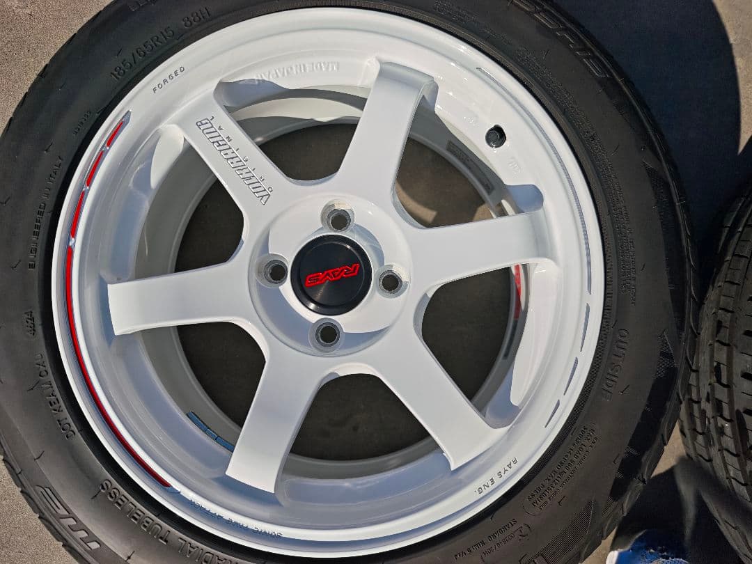 最終値下げTE37 SONIC タイムアタックエディション　15インチ7J+26