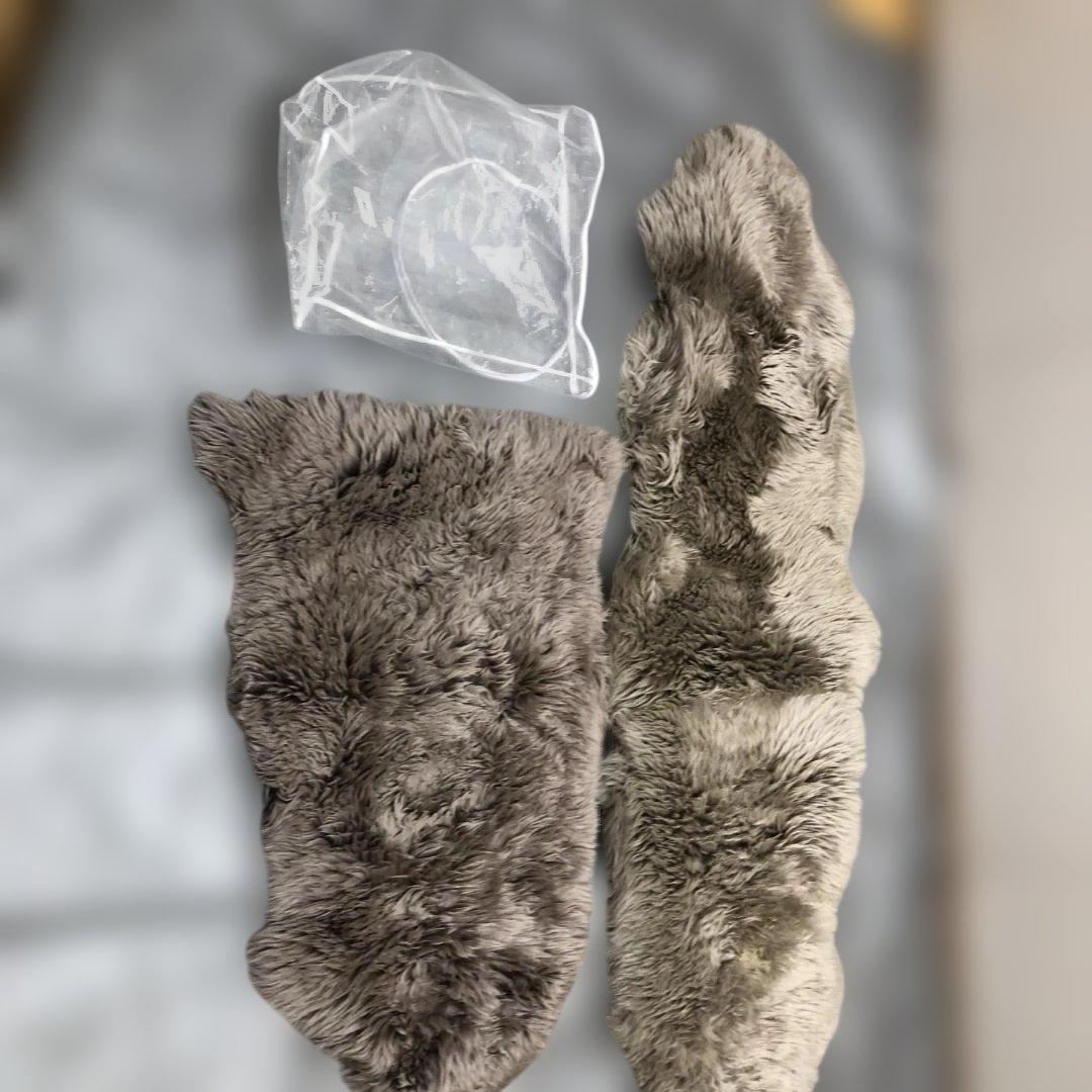 送料無料 天然ムートンラグ 毛皮 敷物 シープスキン 冬用ラグ 251230