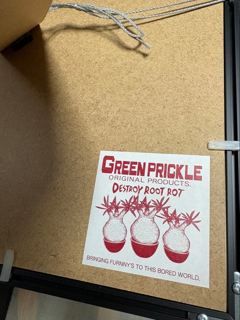 Green Prickle 象牙宮 浮世絵風 アート作品 黒フレーム付き