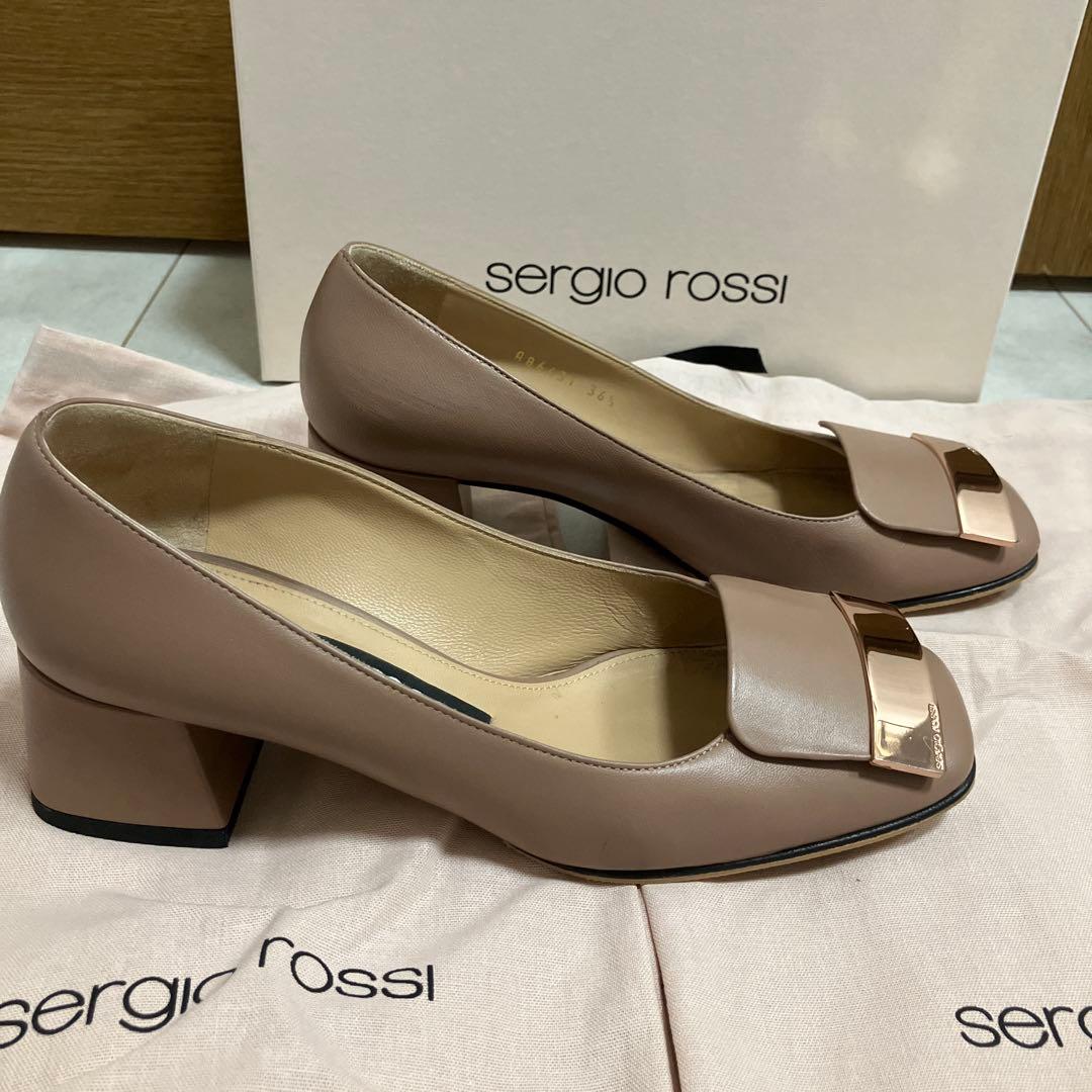 さ*ぼ様 セルジオロッシ　ピンクベージュSR1　23.5