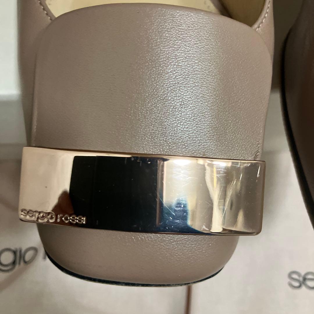 さ*ぼ様 セルジオロッシ　ピンクベージュSR1　23.5