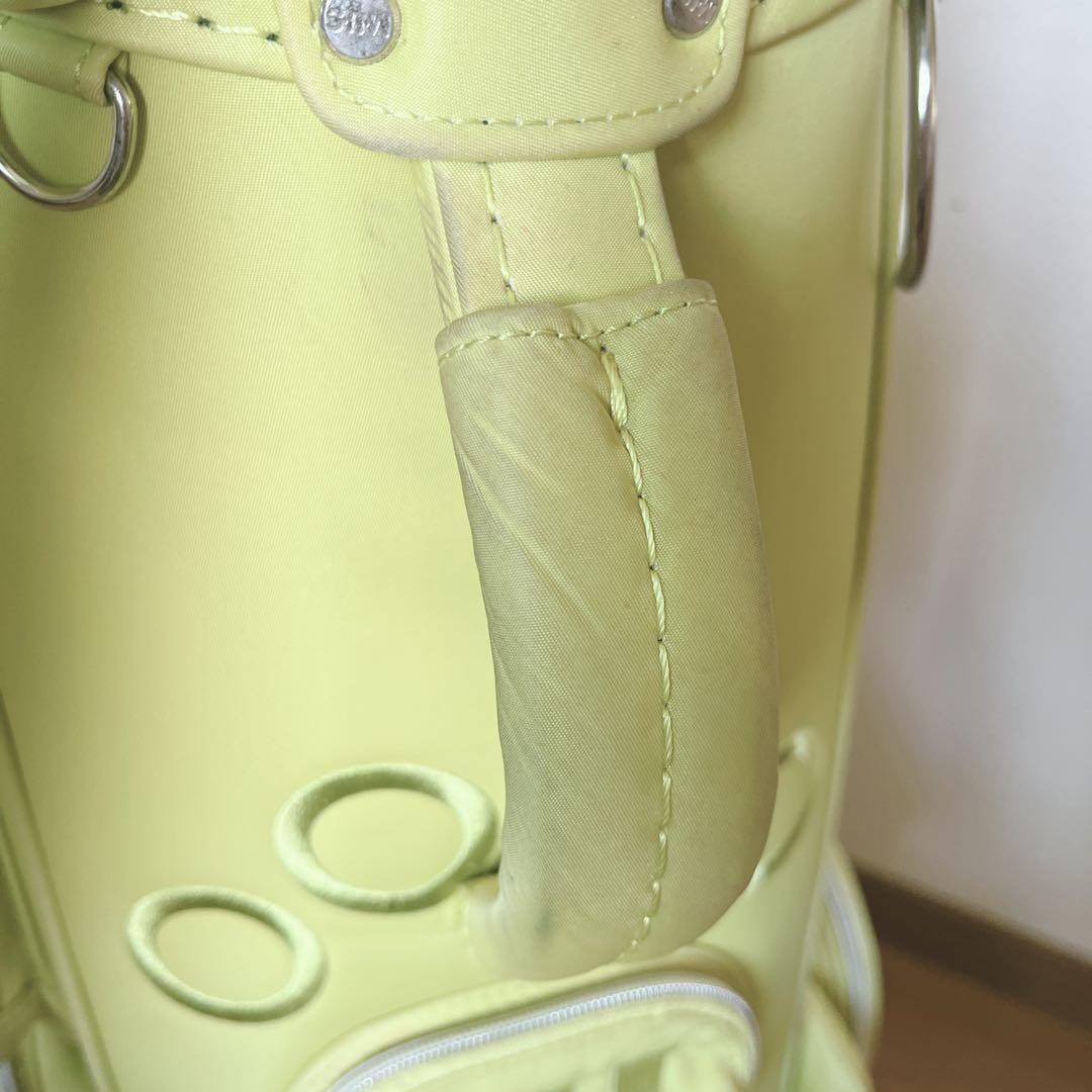 K291 M.U SPORTS 可愛い！イエローキャディバッグ