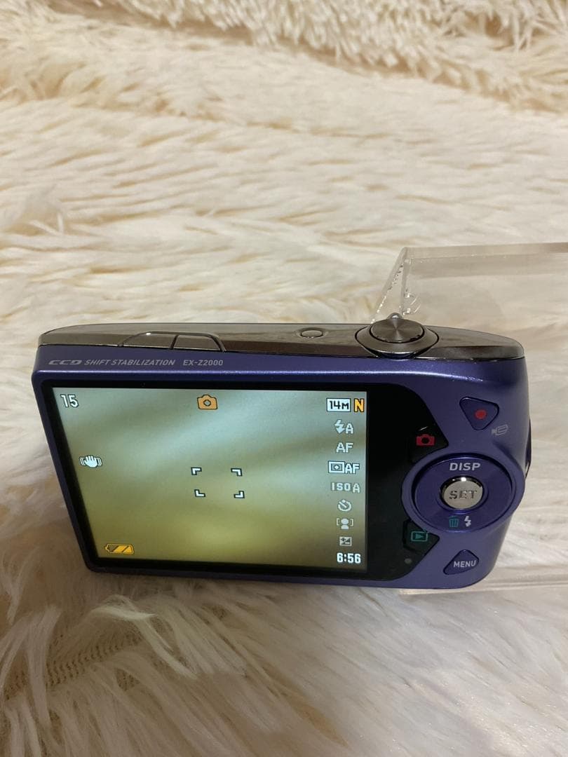【簡易動作確認済】CASIO EXILIM デジタルカメラ EX-Z2000 紫