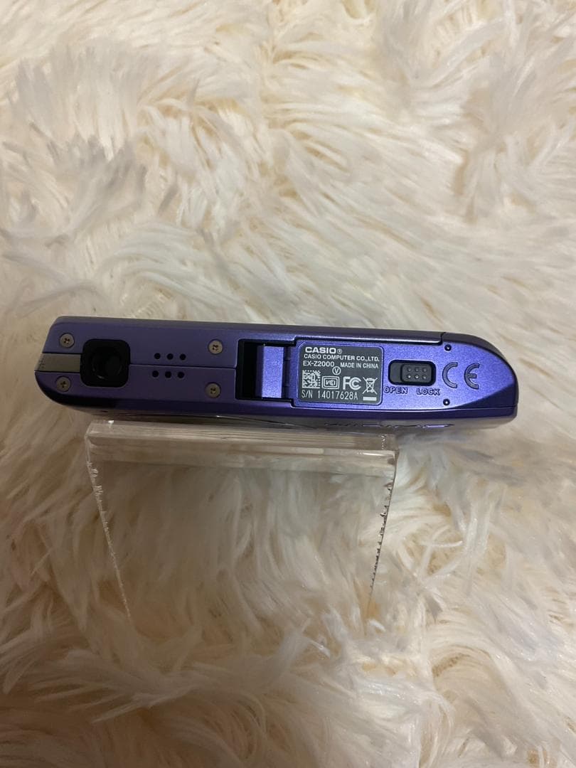 【簡易動作確認済】CASIO EXILIM デジタルカメラ EX-Z2000 紫