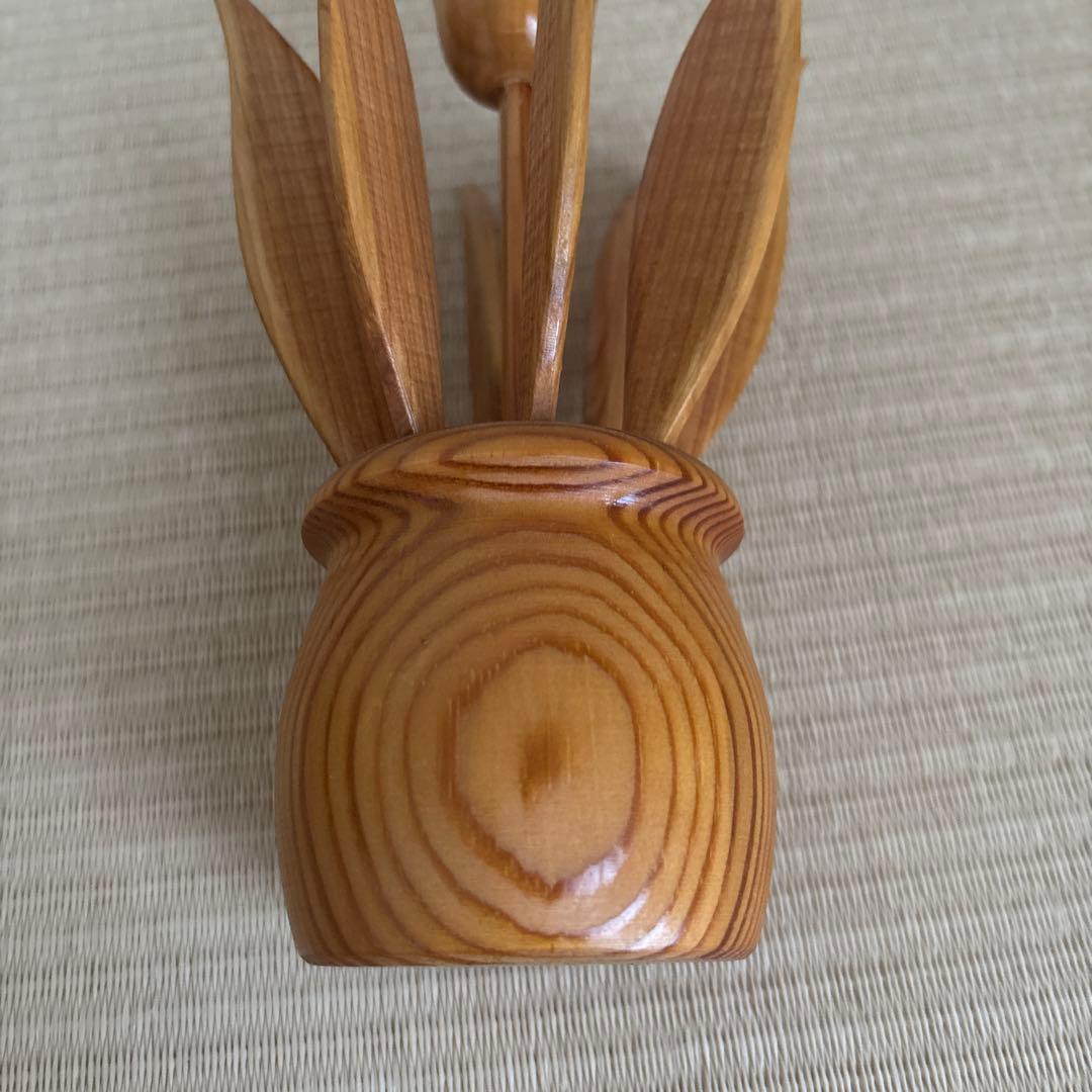 【激レア品】アーリッカ aarikka ヴィンテージ　チューリップ　お花の置物