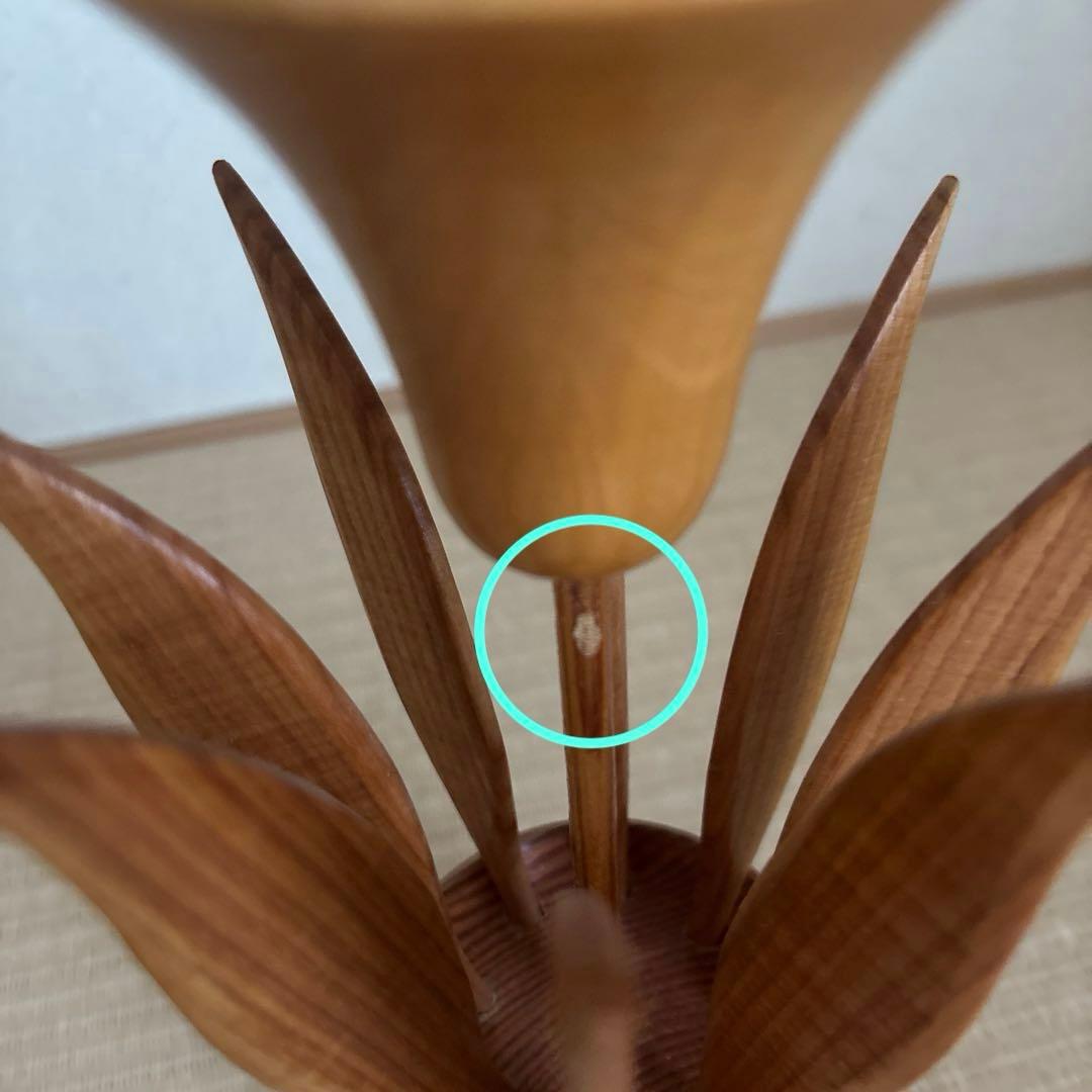 【激レア品】アーリッカ aarikka ヴィンテージ　チューリップ　お花の置物