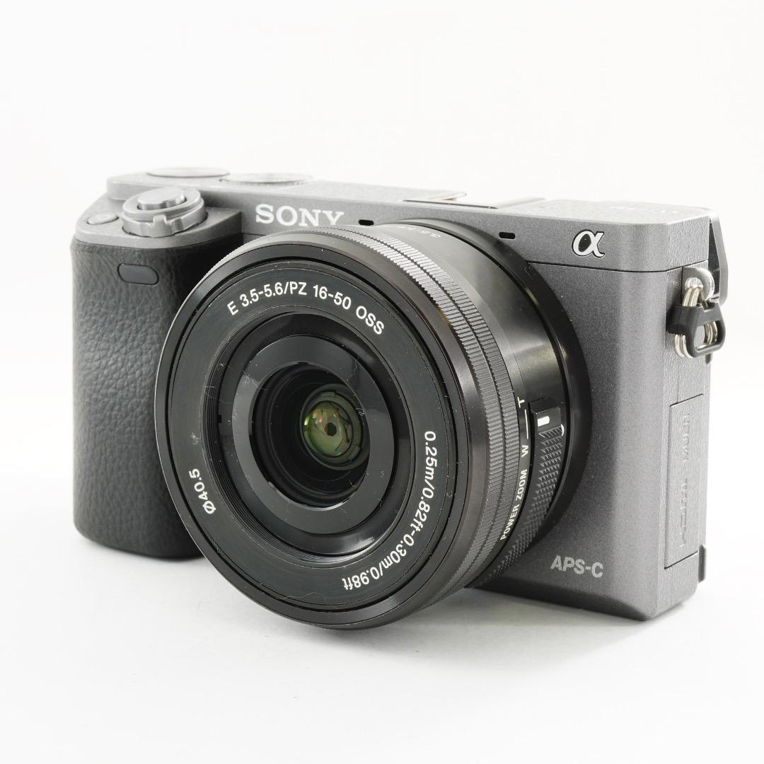 【希少色】SONY ミラーレス一眼 α6000 グレー SELP1650