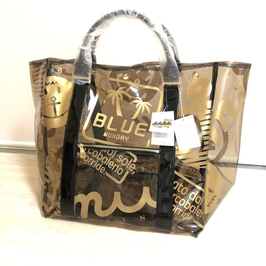 MUTA MARINEムータマリン クリア トートバッグビーチバッグ ブラック