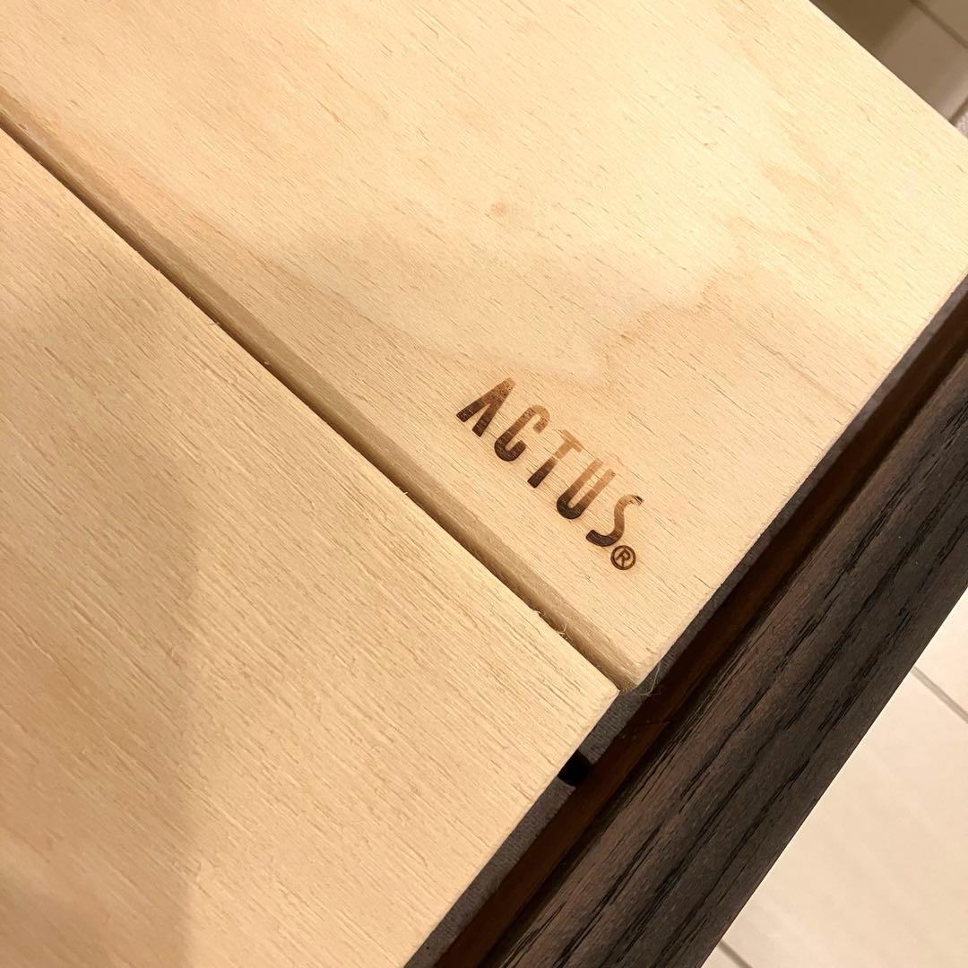 アクタス　ACTUS ベッド　ダブルベッド　マットレス付き