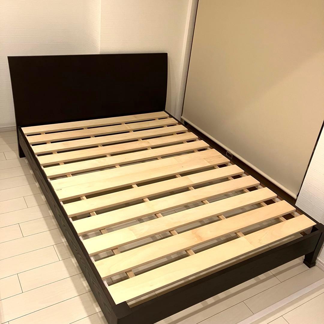 アクタス　ACTUS ベッド　ダブルベッド　マットレス付き