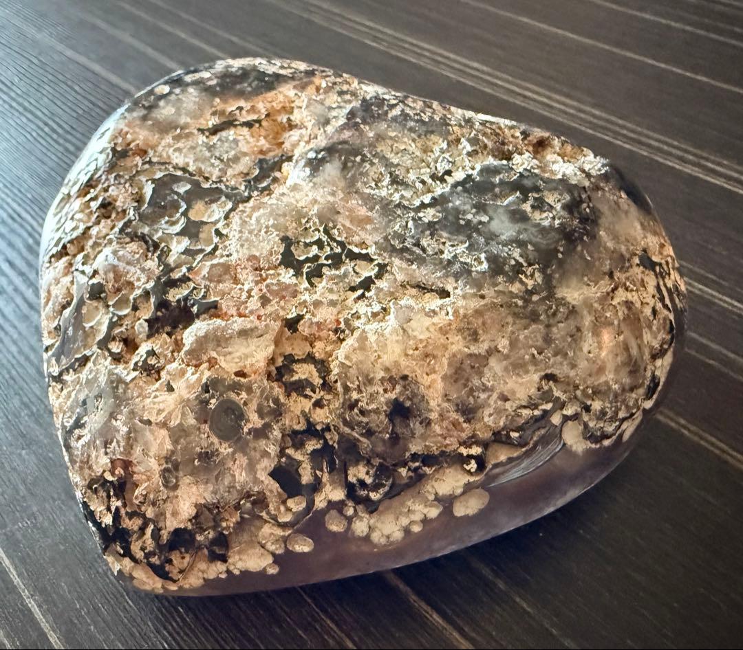 花付き♡ アメジスト ハート クラスター 浄化 紫水晶 天然石