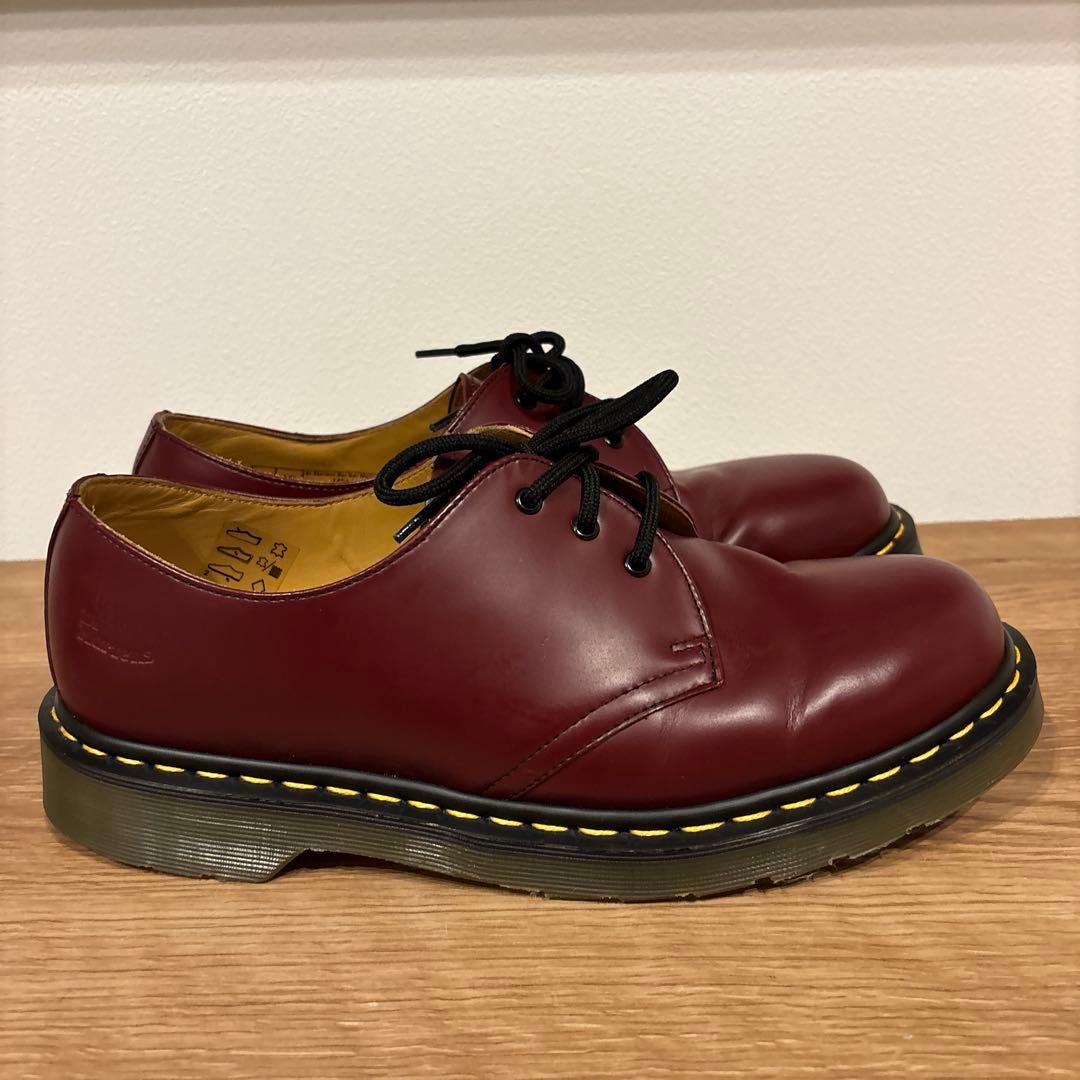 【美品】Dr. Martens バーガンディ レースアップシューズ uk9